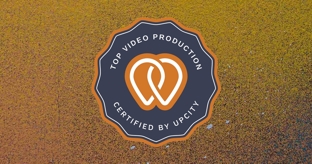 Top Video Production Company Certified by UpCity