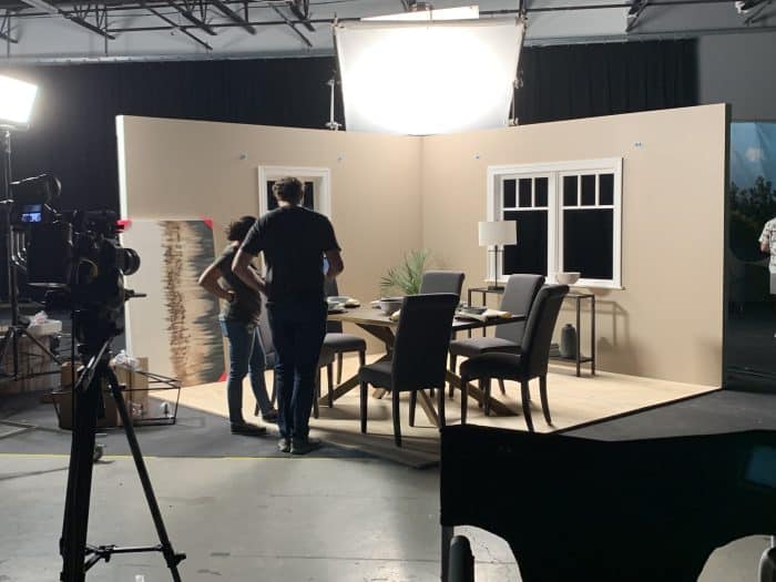 On the Set of a video production for Home Depot 2