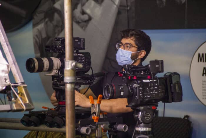Camera man for video production company The DVI Group in Atlanta