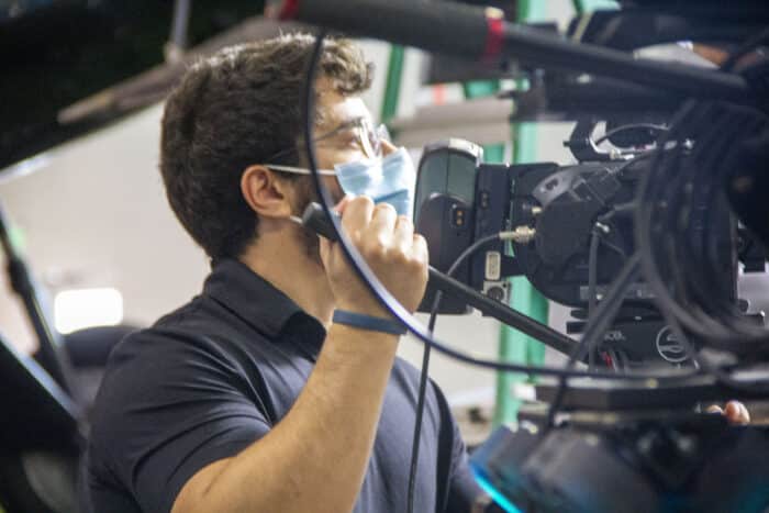 Cameraman behind the scenes with The DVI Group